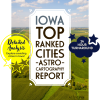 Iowa Top Ranked Cities AstroCartography Report