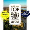 Missouri Top Ranked Cities AstroCartography Report