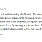 Daily Artifact — February 19, 2026 (Pisces Season)