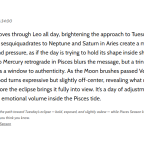 Daily Artifact — March 1, 2026 (Pisces Season)